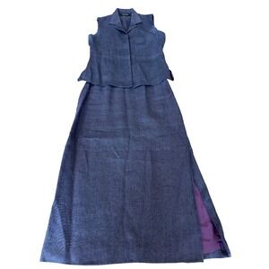 Brooks Brothers 2 piece skirt & vest suit coordinates‎ made Japan womens' sz 2